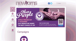 Desktop Screenshot of newborns.org.za
